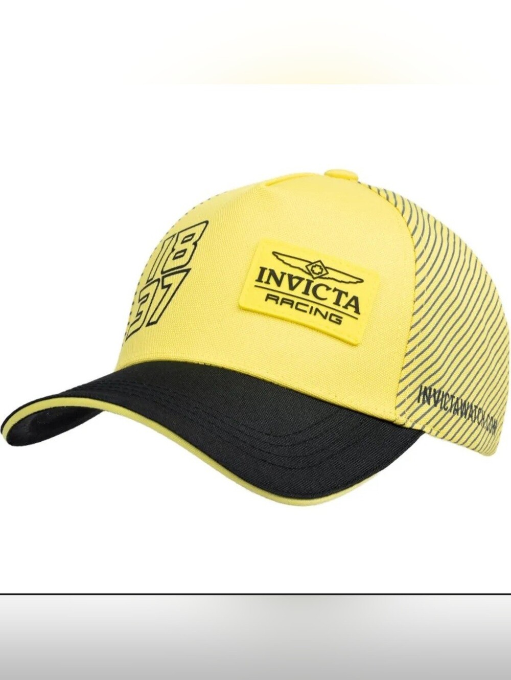 Invicta Racing Men's Black & Yellow Logo Cap - NWT